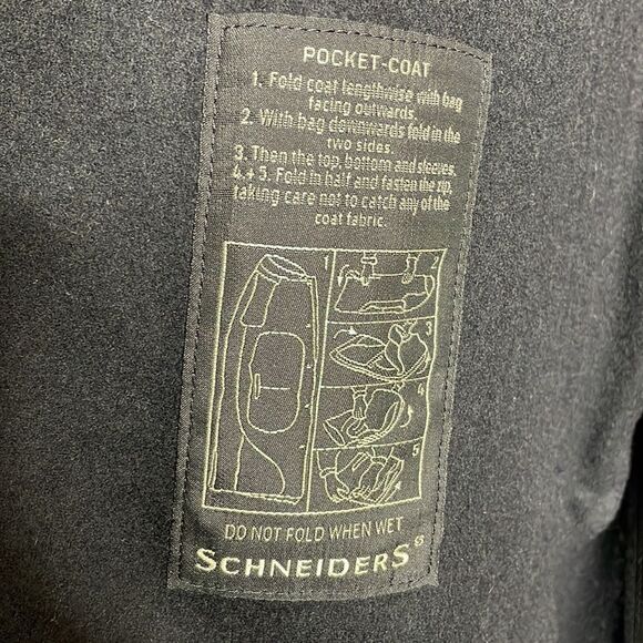 Schneiders Salzburg Austria Packable Wool Top Coat 42 - Picture 10 of 12